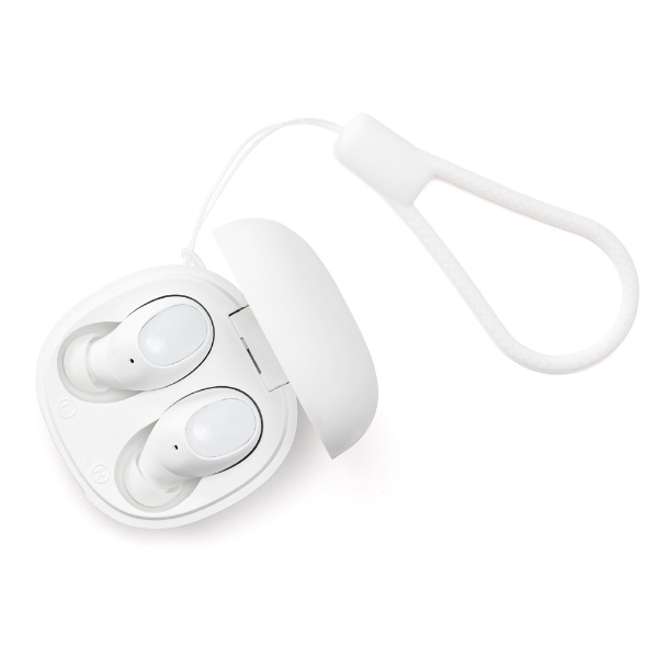 完全ワイヤレスイヤホン アクセス B-niko ビーニコ AH-TWS03 ホワイト