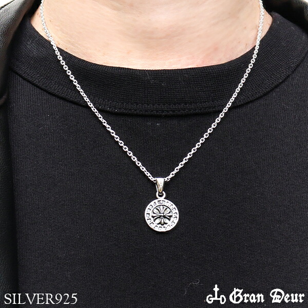 ペンダントトップ メンズ ブランド シルバー フレアクロス コイン