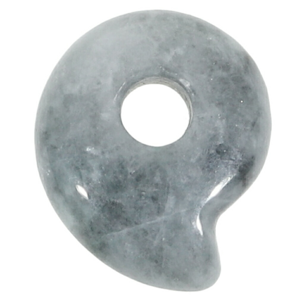 糸魚川翡翠 黒翡翠 勾玉 4A級 縦約16mm 二ノ型 産地証明書 国産 桐箱