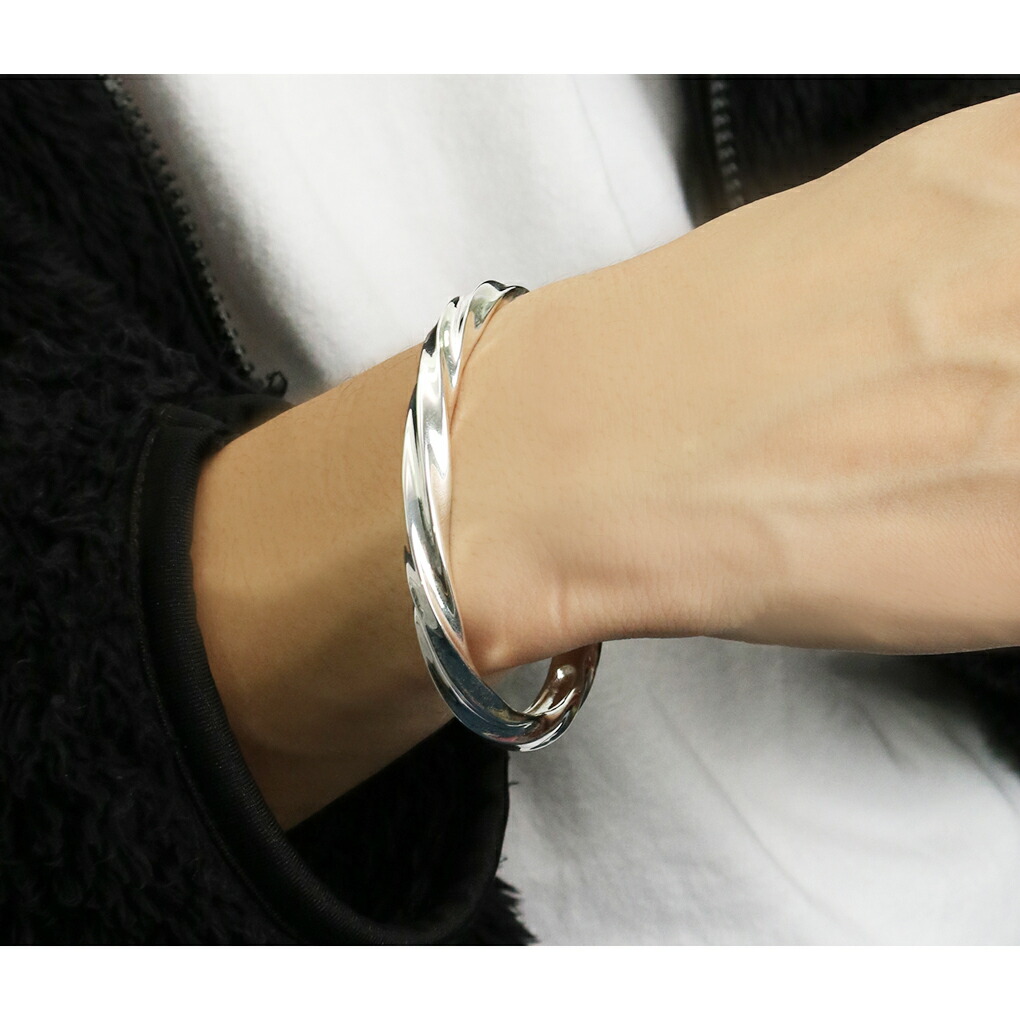 emerge エマージュ ツイスト バングル シルバーバングル シルバー