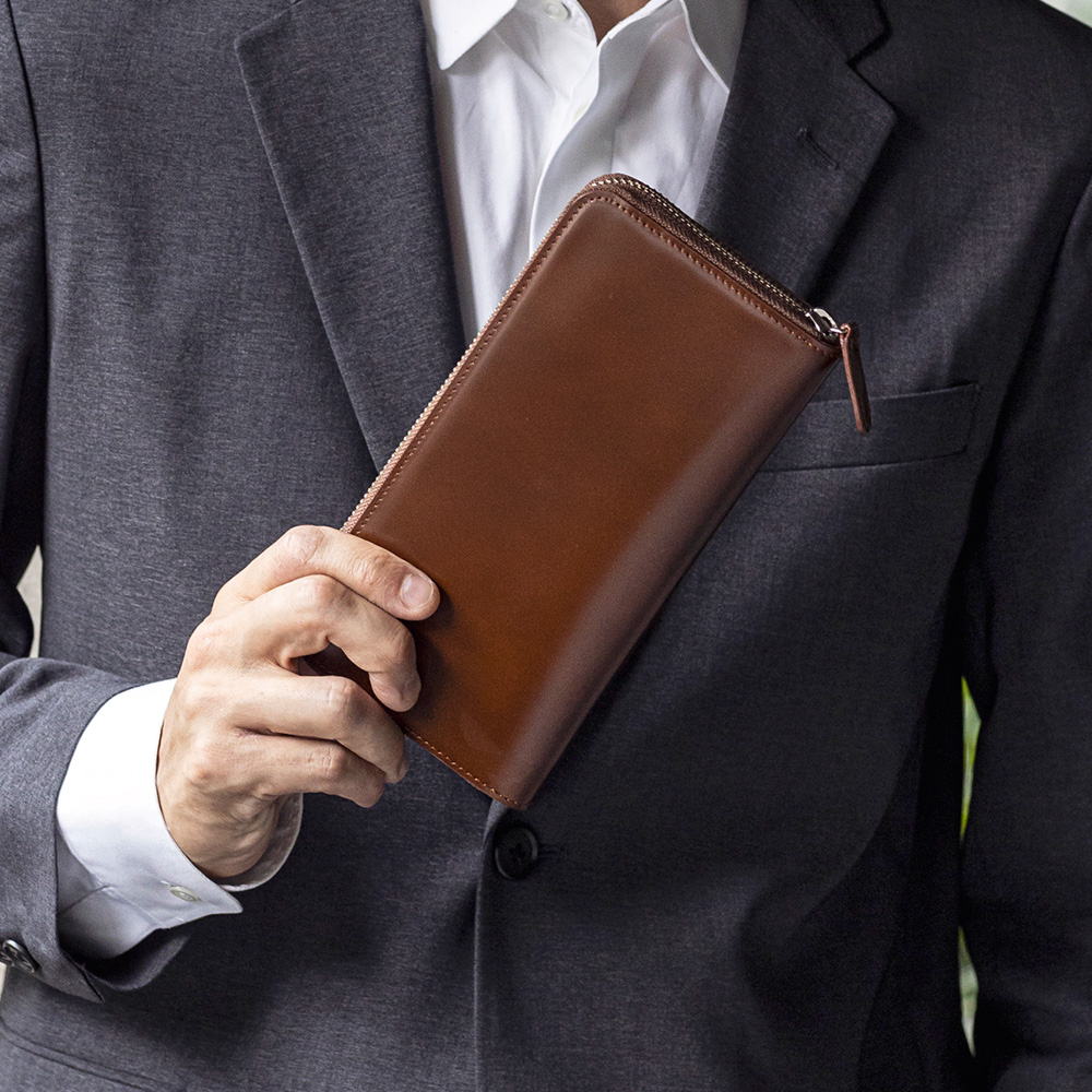 FLYING HORSE（フライングホース） 長財布 メンズ 本革 ラウンド