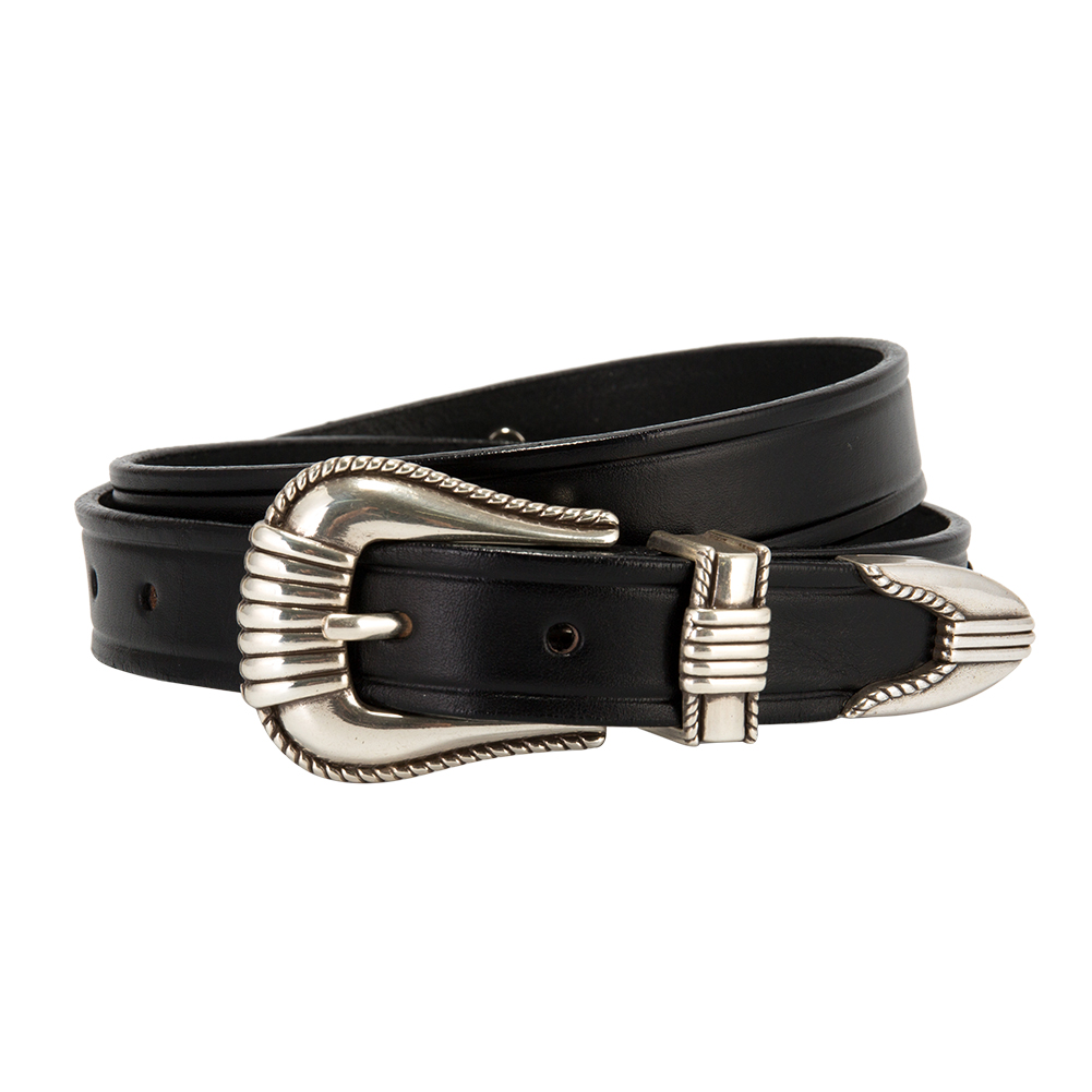 TORY LEATHER（トリーレザー） 【並行輸入品】 ベルト レザー シルバー