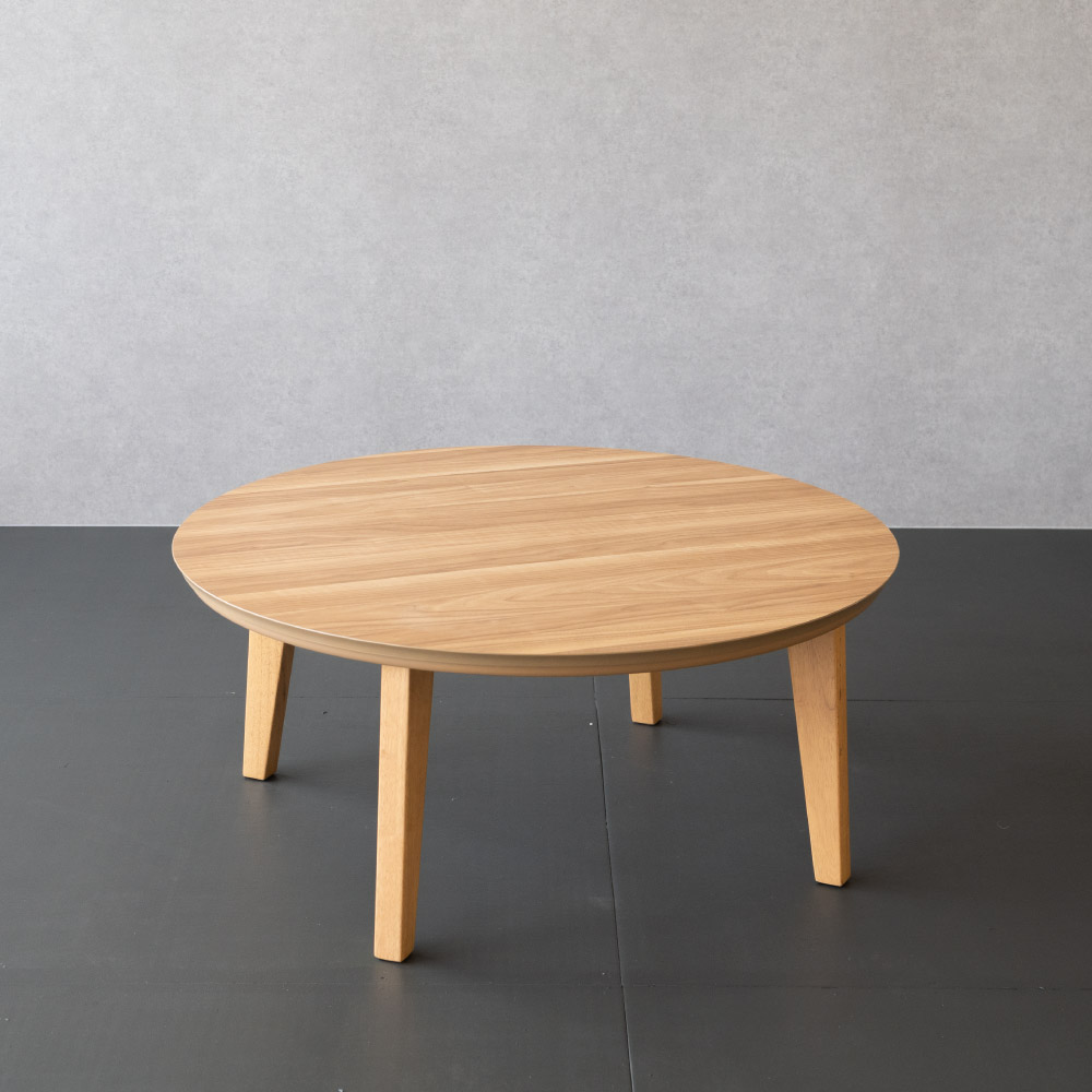 GOOD LIFE INTERIOR フラットヒーター こたつ 円形 90cm おしゃれ