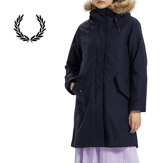 Fred Perry フレッドペリー ミックスパネル モッズパーカー F6325