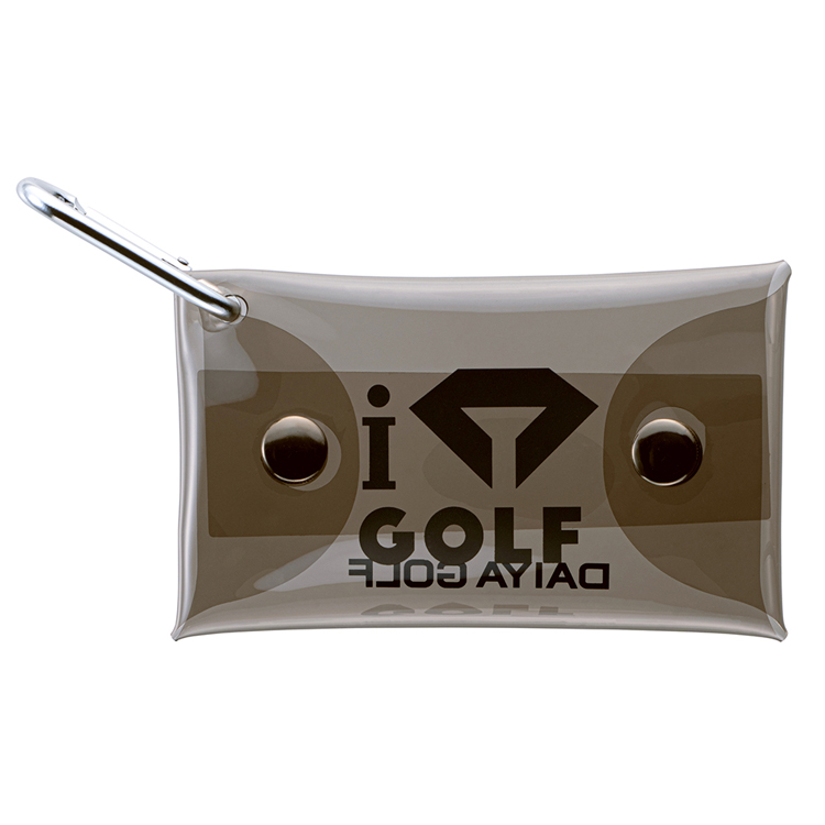 DAIYA（ダイヤ） ゴルフ ティー クリアティーケース カラビナ付き