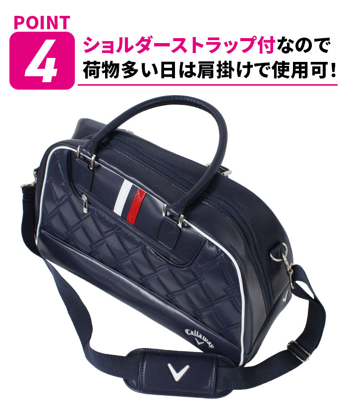 Callaway（キャロウェイ） ゴルフバッグ ウィメンズ ボストンバッグ PU