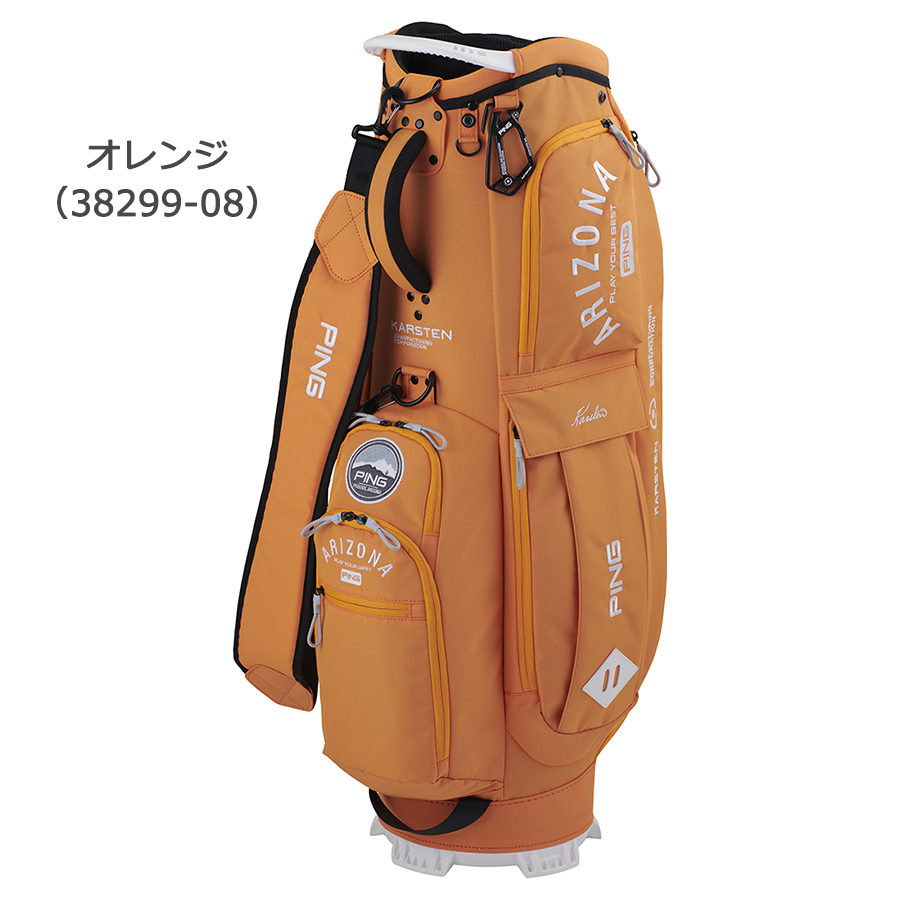 キャディバッグ（色：オレンジ系）｜ゴルフ用バッグ｜ゴルフ｜スポーツ