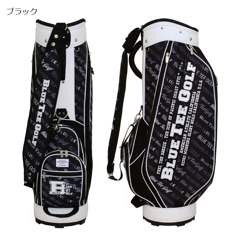 BLUE TEE GOLF（ブルーティーゴルフ） ボーダー柄 キャディーバッグ CB