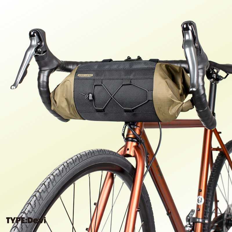 GORIX フロントバッグ 自転車 防水撥水 ロールで拡張 丈夫な生地 3.3L