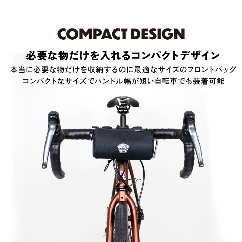 GORIX フロントバッグ 自転車 バッグ 防水 カラビナ付き ショルダー