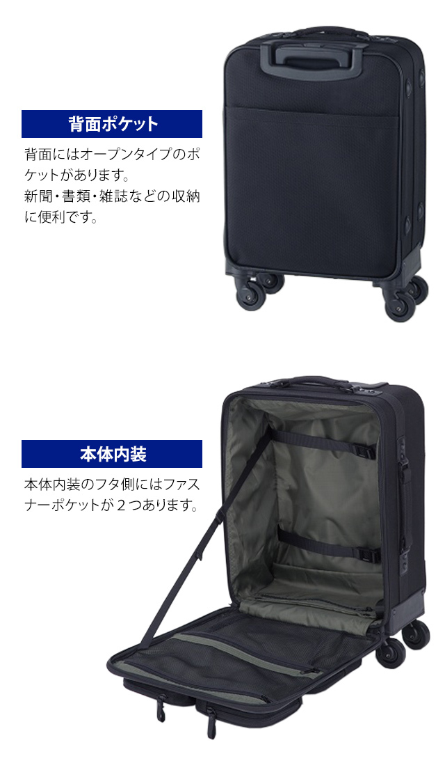 スワニー SWANY キャリーケース ソフト キャリーバッグ ビジネス