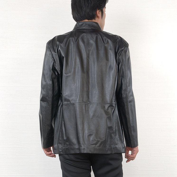 爆買 本革 ソフト ラム レザー ジャケット 本皮 ソフトラム メンズ