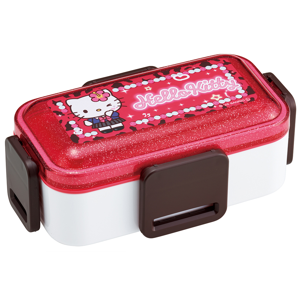 ハローキティ 2段ランチボックス お弁当箱 600ml 二段 日本製 ドーム型