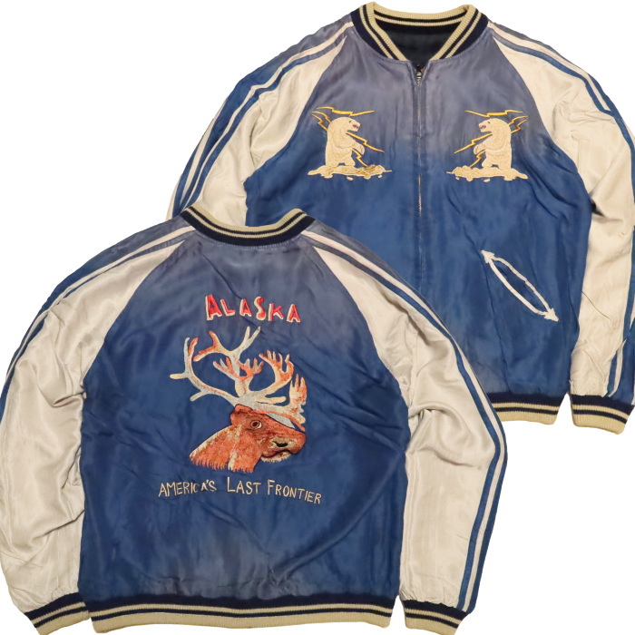 TAILOR TOYO テーラー東洋 スカジャン POLAR BEAR×MOOSE アラスカ