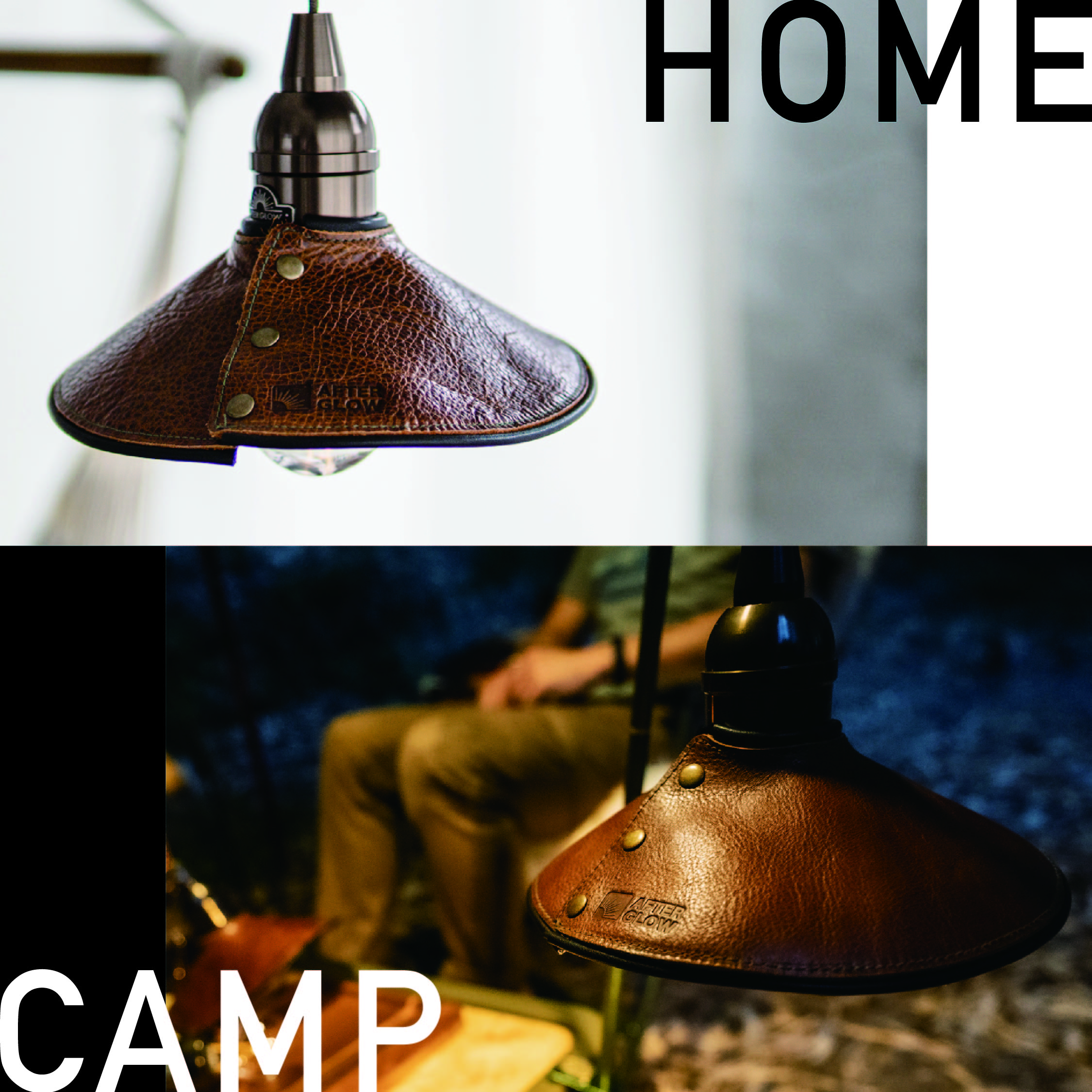 SWAG GEAR 爆買 YaeiWorkers AfterGlow ランタンシェード 本革 レザー