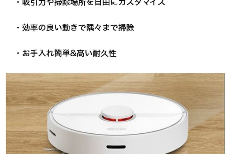 Roborock S6Pure ロボット掃除機 S6P02-04 : ひかりTVショッピング