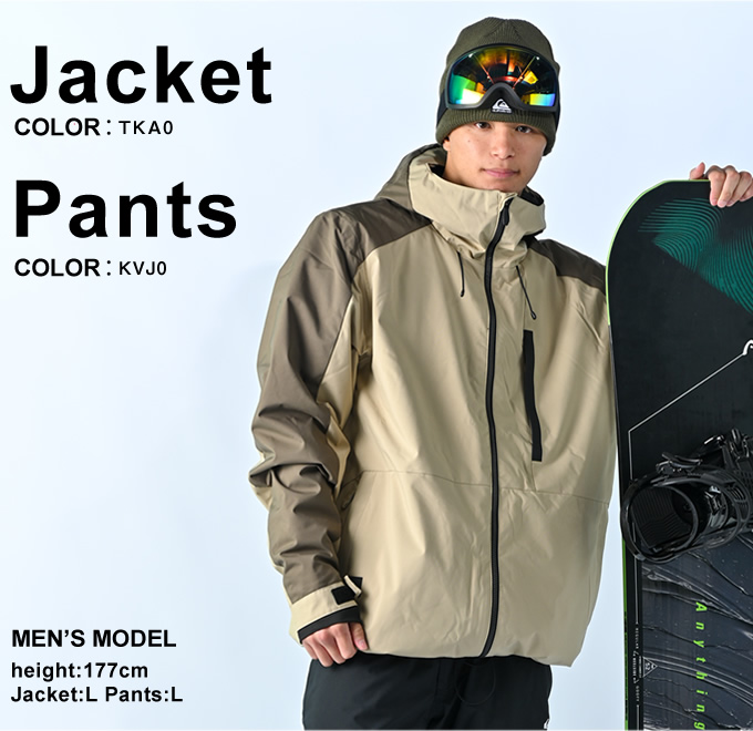 Quiksilver（クイックシルバー） スノーボードウェア 上下セット