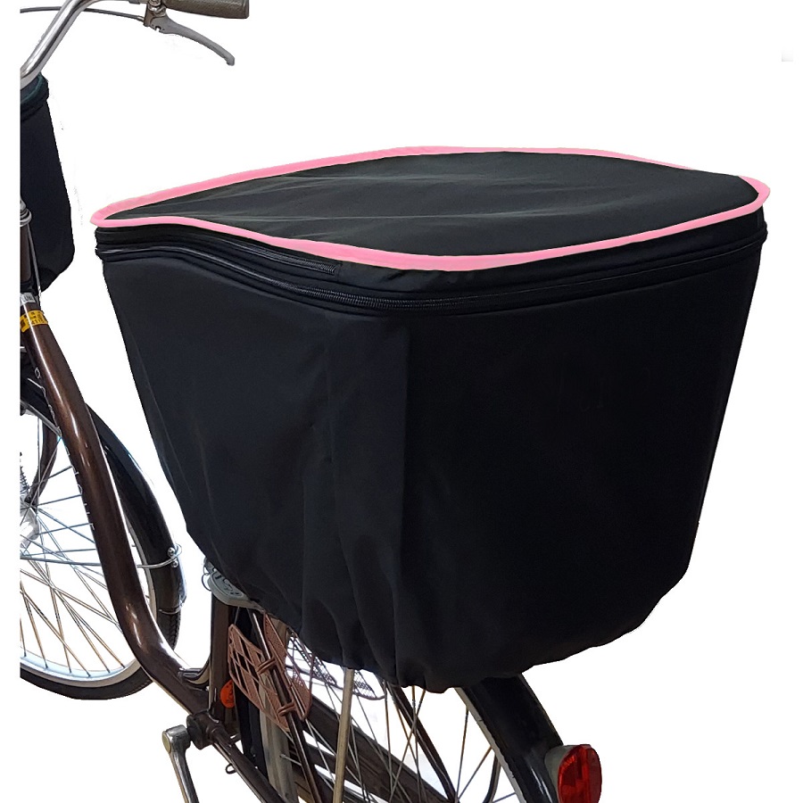 自転車 カゴカバー 後ろ用 27リットル 2段式 HIRO(ヒロ) 日本製 強撥水