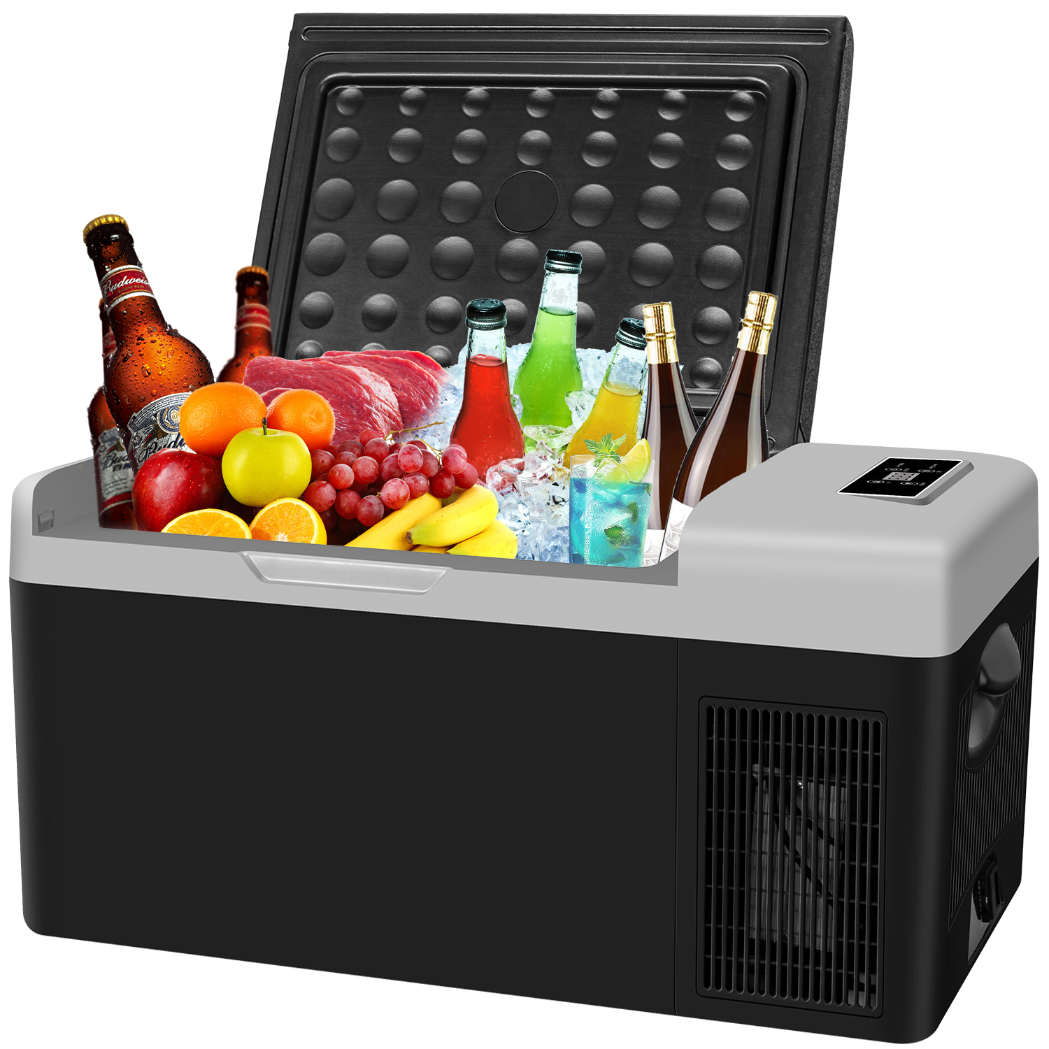 車載冷蔵冷凍庫 クーラーボックス 18L -20℃〜20℃ 急速冷凍 2WAY電源