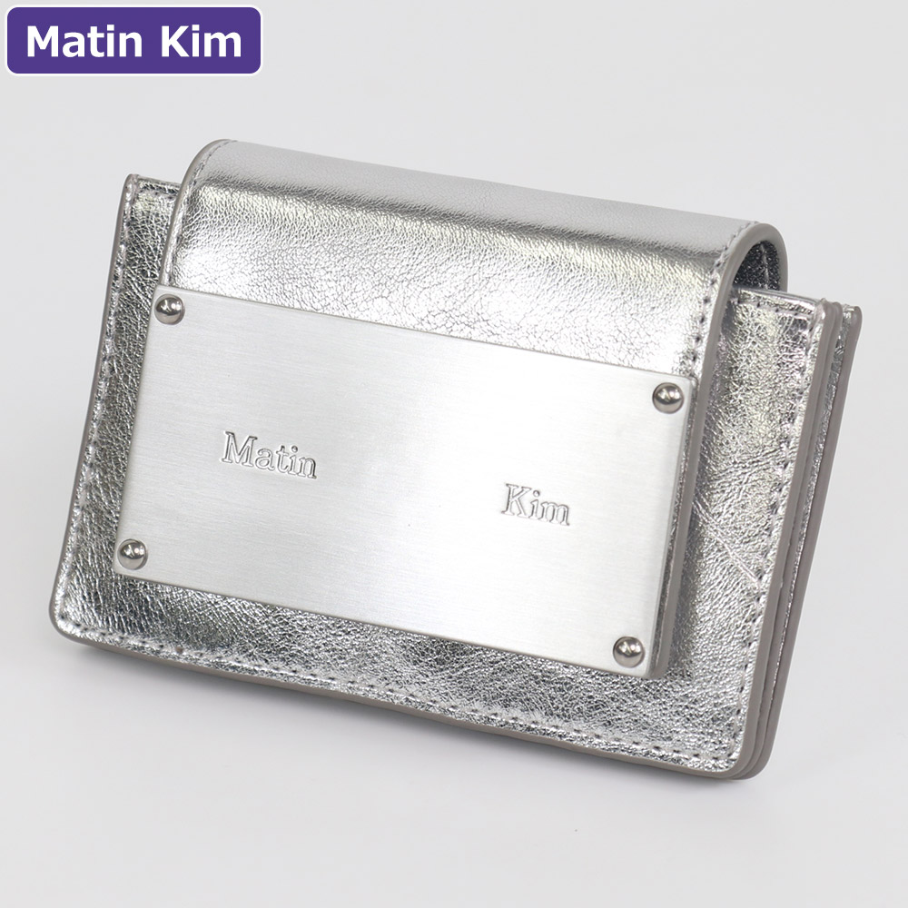 マーティンキム Matin Kim カードケース MK2500WL001V SILVER