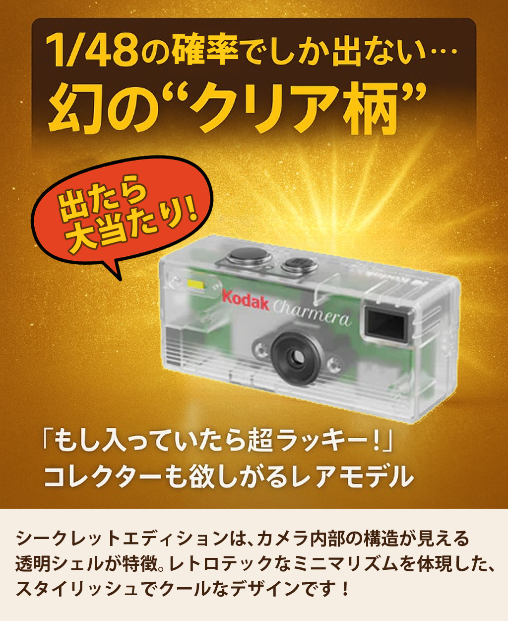 Kodak（コダック） KODAK CHARMERA デジタルカメラ 1点 （ランダム