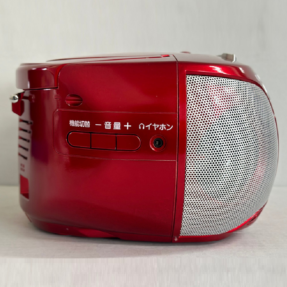 アイワ aiwa CDラジカセ audio -G CRC1 GAA4-CRC0001 ブラック レッド