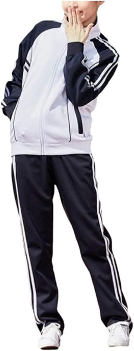 レディース ジャージ 上下 セット Lサイズ(ホワイト, L) : スピード