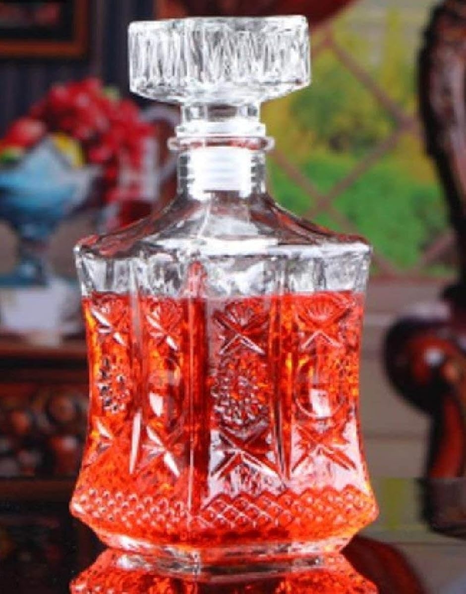 Yahoo!ランキング1位入賞】デキャンタ クリスタル ボトル ヴィンテージ