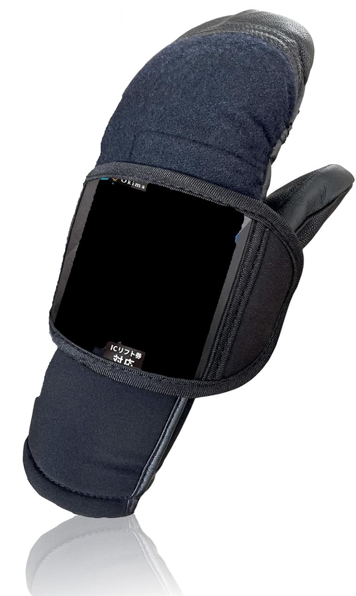 Okima リフト券ホルダー パスケース スノボ スキー 手袋に装着