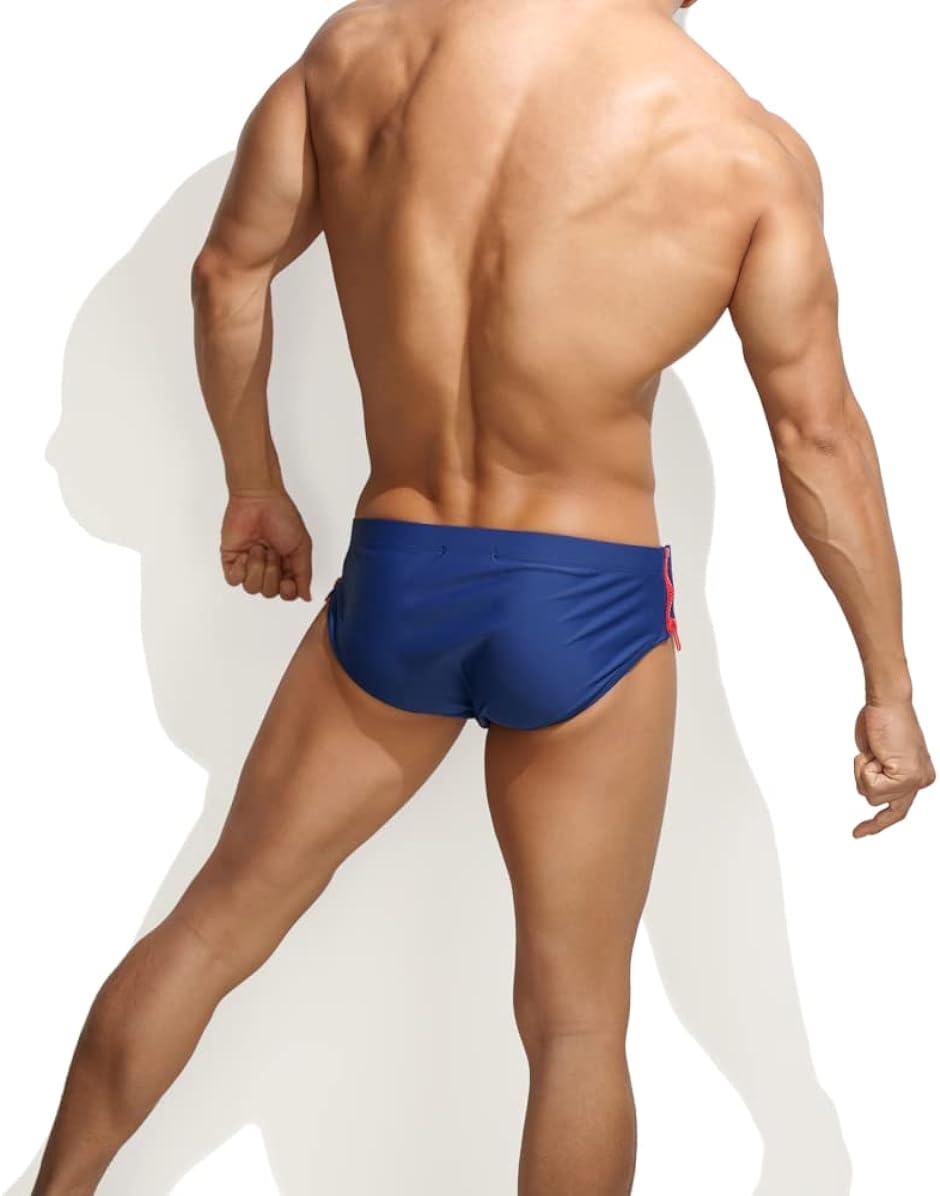 ビキニ 水着 ローライズ ファスナー サーフパンツ 股間パット 付