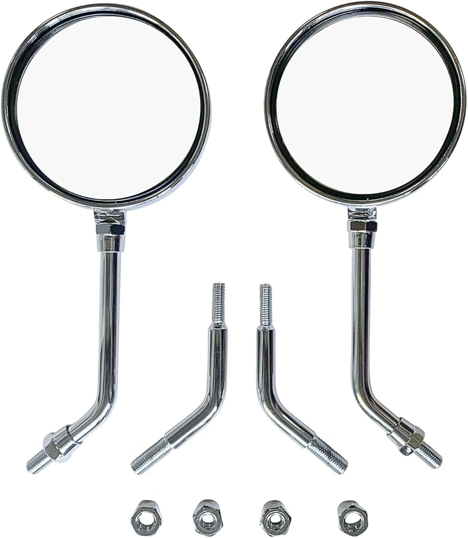 互換品】 Z2 ショートミラー 左右セット メッキ 正ネジ M10 GS400