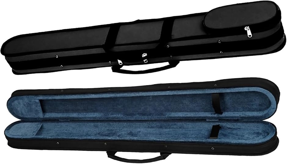 弓ケース バイオリン ビオラ チェロ 3種共用 2本収納 持ち運び 保管