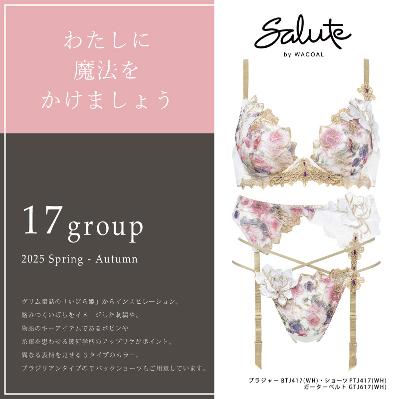 サルート（SALUTE） ワコール 17グループ BTJ717 Wacoal salute 17G