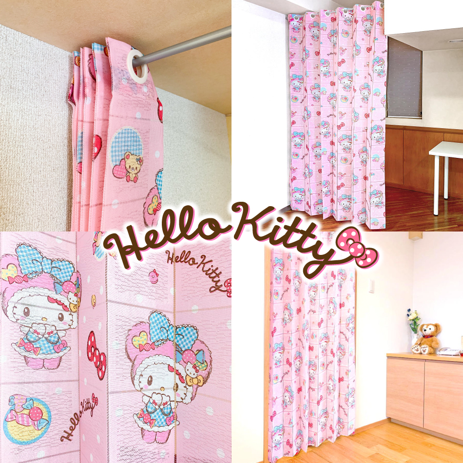 ハローキティ サンリオ くまくまキャンディ アコーディオン レース