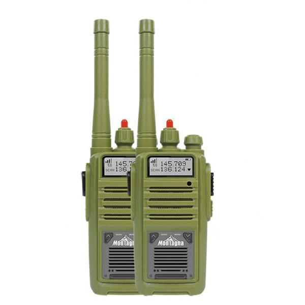 Montagna トランシーバー 2台セット 無線機 免許不要 長距離 キャンプ