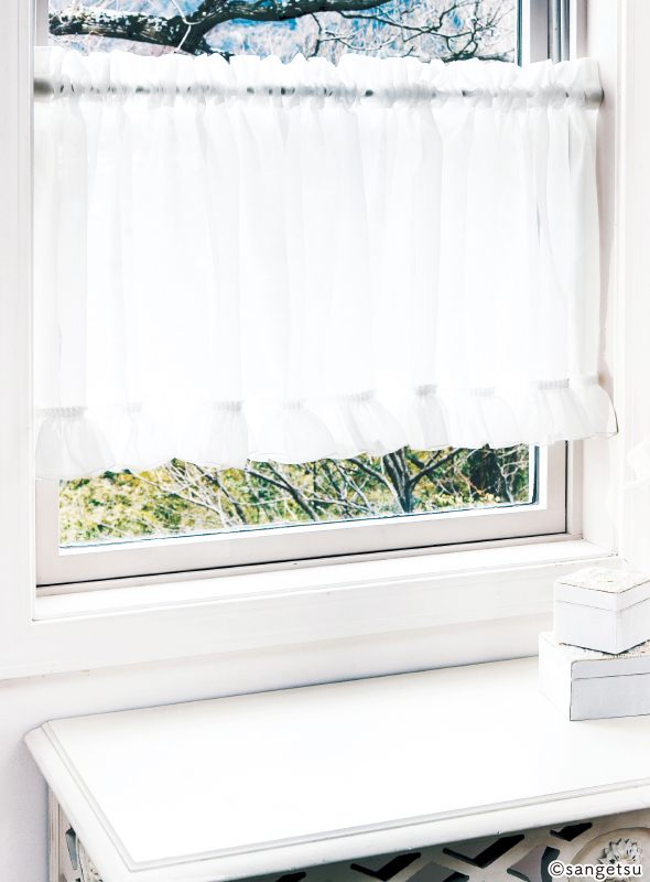 サンゲツ（SANGETSU） カフェカーテン ダブルポール SC7618〜SC7619