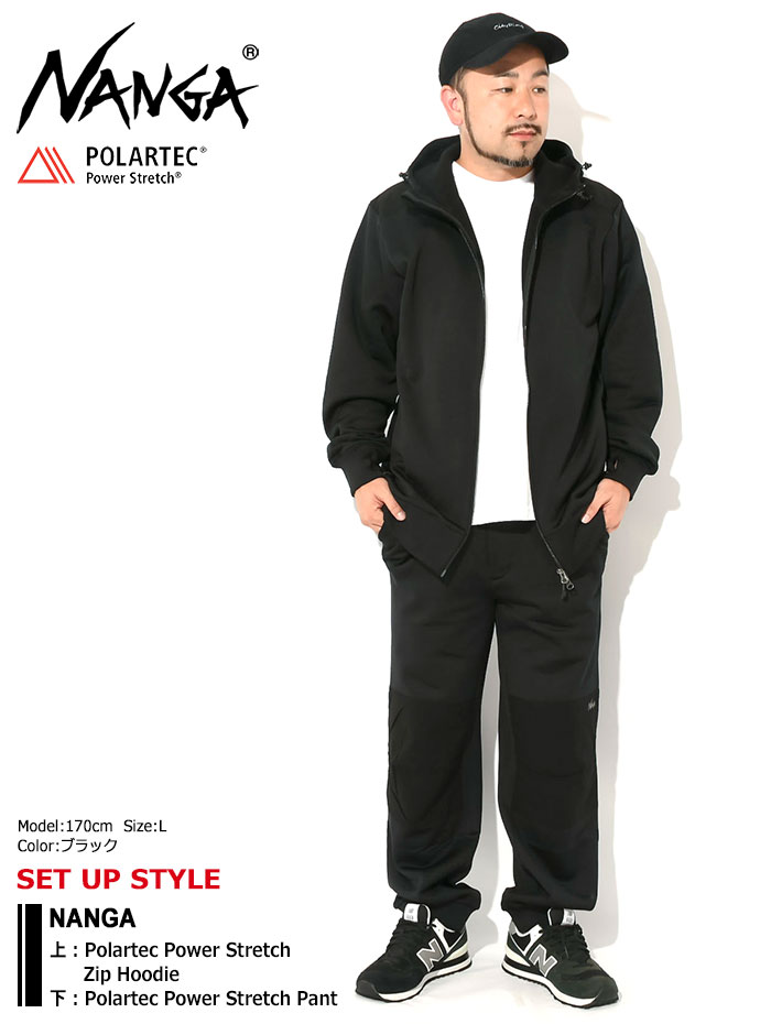 NANGA（ナンガ） パーカー ジップアップ メンズ ポーラテック パワー