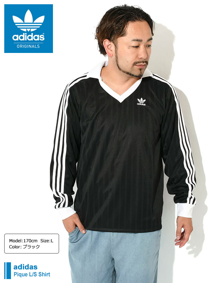 adidas Originals アディダス シャツ 長袖 メンズ ピケ オリジナルス