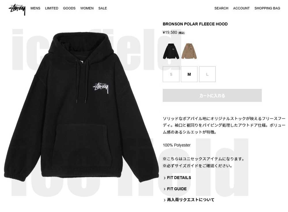 STUSSY（ステューシー） プルオーバー パーカー メンズ & レディース