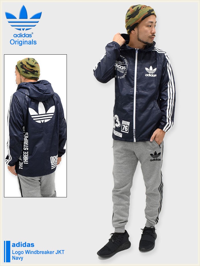 adidas Originals アディダス ジャケット メンズ ロゴ ウィンド