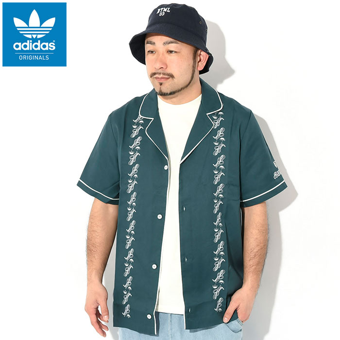 adidas Originals アディダス シャツ 半袖 メンズ レジャー ボウリング