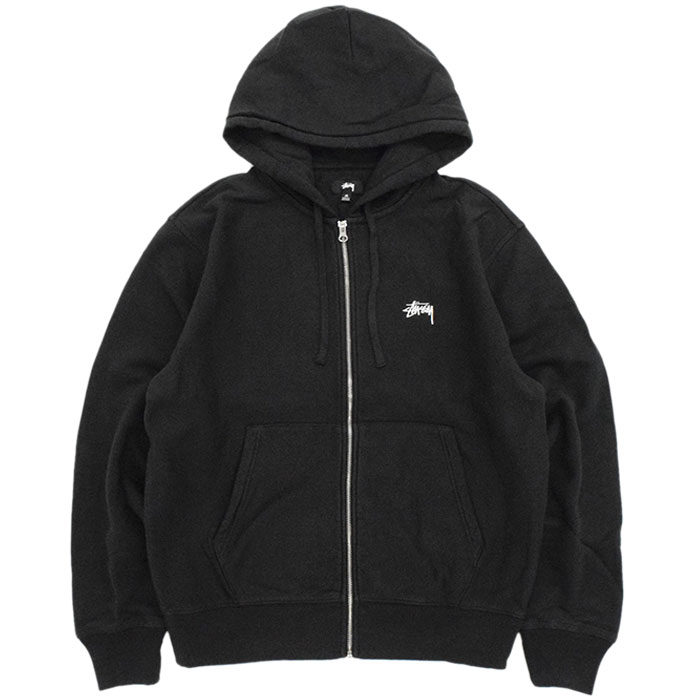 STUSSY（ステューシー） パーカー ジップアップ メンズ Stock Logo