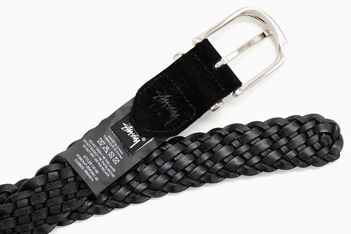 STUSSY（ステューシー） ベルト メンズ Braided Leather ( stussy belt
