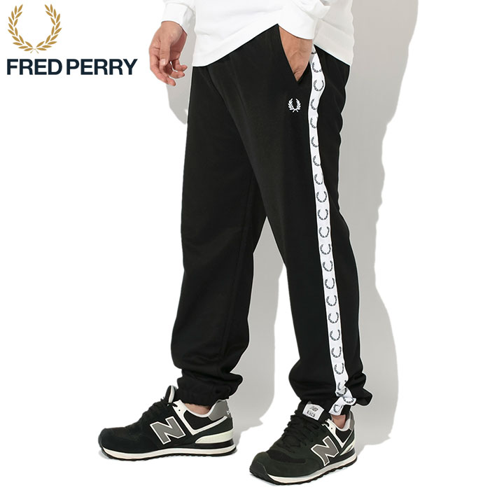 FRED PERRY（フレッドペリー） ジャージー パンツ メンズ テープド