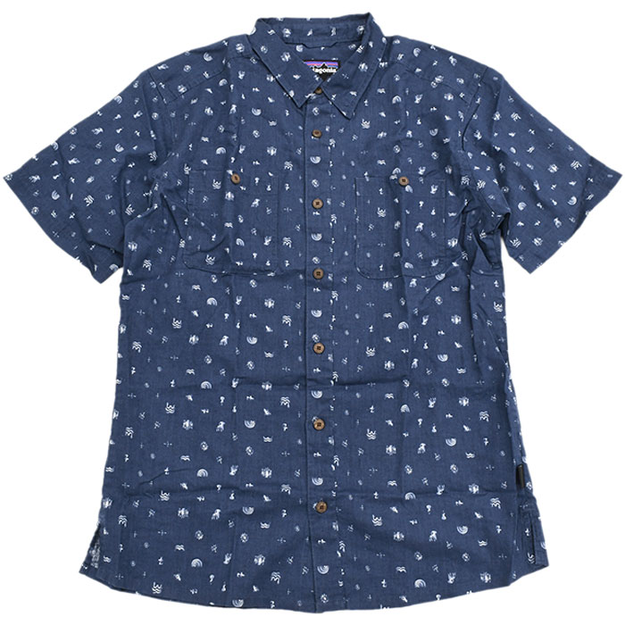 patagonia（パタゴニア） シャツ 半袖 メンズ バック ステップ ( Back