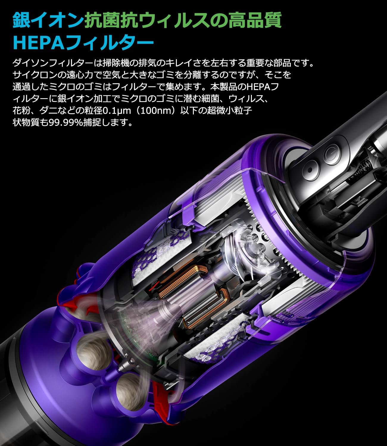Dyson（ダイソン） SV19 フィルター 掃除機 Dyson Omni-glide SV19