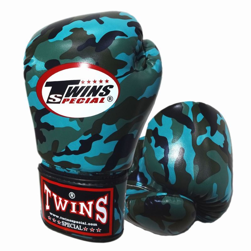 Twins ボクシンググローブ 14オンス PUレザー ミリタリー : アイ・エフ