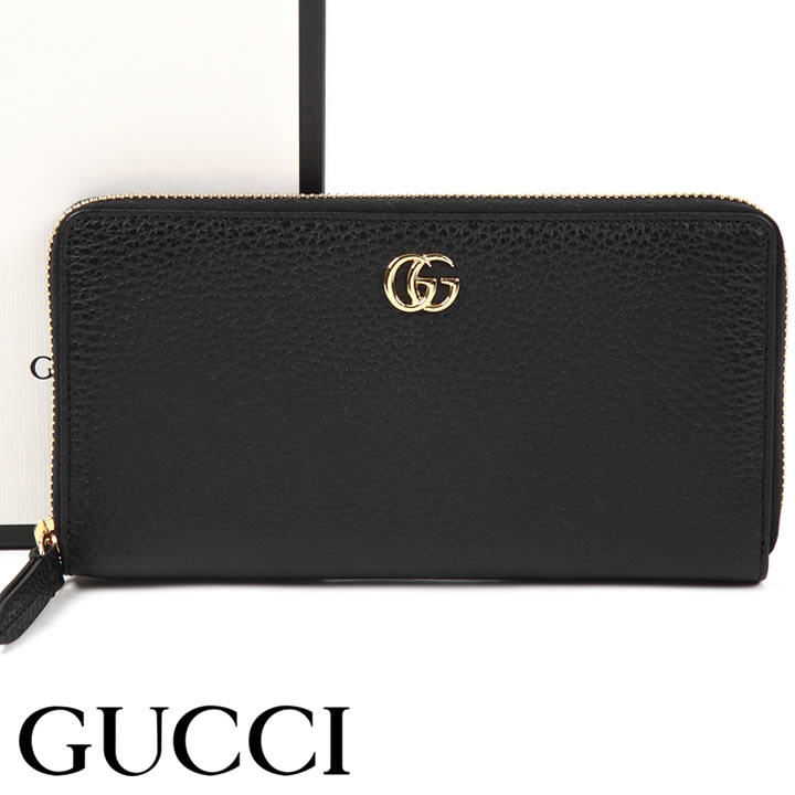 GUCCI（グッチ） 財布 長財布 ラウンドファスナー プチマーモント