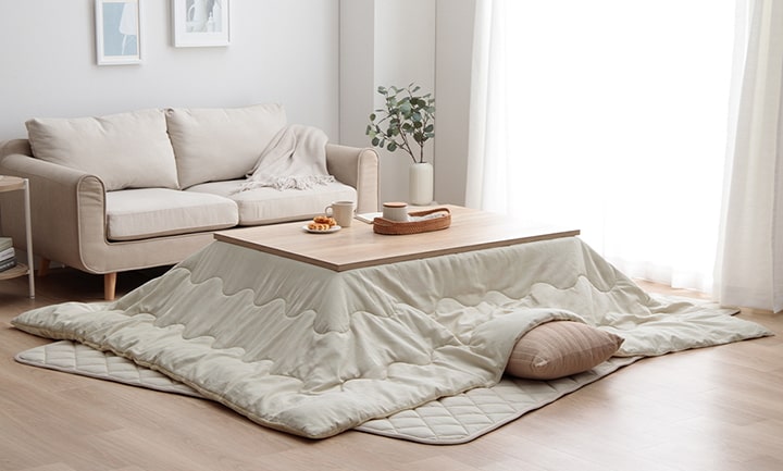 こたつ布団セット 長方形 リバーシブル 120×80 こたつ こたつセット