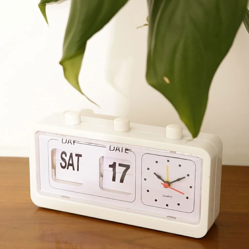 パタパタ時計 フリップクロック フリップデイト アナログ 日付 送料